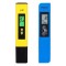 Set testere apa digitale profesionale, calitate apa 4in1, solutii de calibrare, TDS,EC,PH si temperatura, albastru, galben