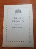 program teatrul de opereta si balet 1964-amorul vrajitor