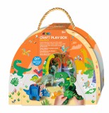 Cumpara ieftin Set de joaca creativa DIY, portabil - Lumea Dinozaurilor, Avenir