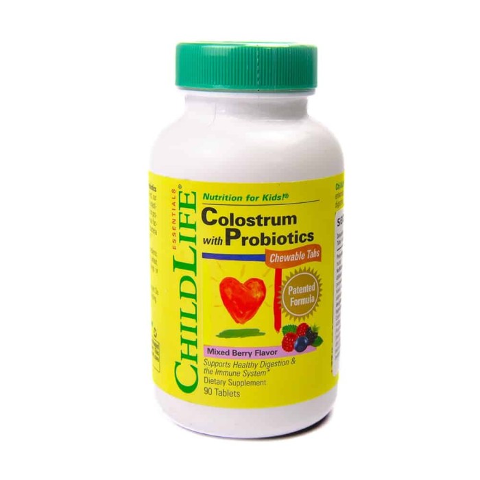Colostrum Plus Probiotics Copii , 90 tb, Secom Colostrum Plus Probiotics Copii , 90 tb, Secom