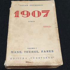 Carte NUMEROTATA de Colectie anii 1940 - RASCOALA 1907 Volumul 1 -Cezar Petrescu
