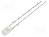 Dioda LED, 3mm, portocalie, 500...750mcd, 12...20mA, 5V DC, OPTOSUPPLY - OSO5PA3HE1B-5V