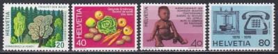 Elvetia 1976 - Aniversări și evenimente, MNH foto