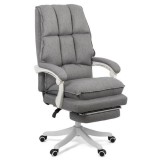 SCAUN DIRECTORIAL TEXTIL CU SUPORT DE PICIOARE OFF 426 GRI