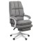 SCAUN DIRECTORIAL TEXTIL CU SUPORT DE PICIOARE OFF 426 GRI
