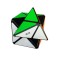 Cub Magic 2x2x2, QiYi X-shaped, Black, 414CUB