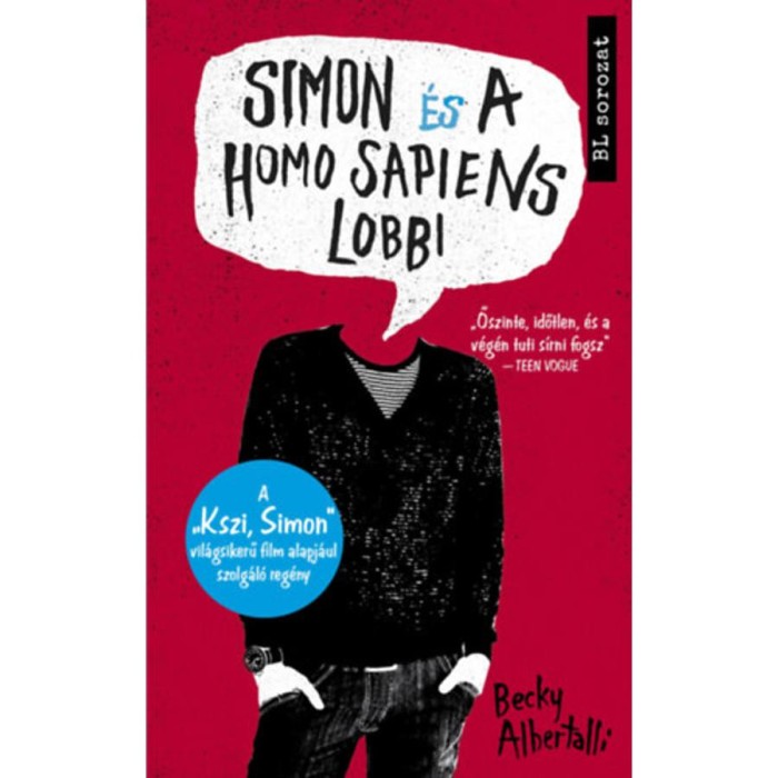 Simon &eacute;s a Homo Sapiens Lobbi - Becky Albertalli