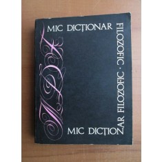 Mic dictionar filozofic