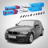 Cumpara ieftin Ștergătoare BMW Seria 1 Hatchback 5UȘI (E87) 2007-2012 | Set Față Flat Premium &ndash; TeamCar&reg;