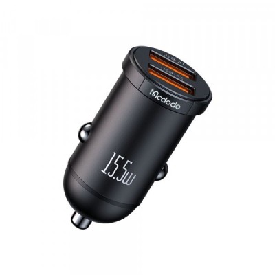 Incarcator Auto McDodo CC-2950 Cool, 15.5W, 3.1A, 2 x USB-A, Negru foto