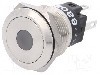 Intrerupator anti-vandalism, ON-(ON), &Oslash;19mm, EAO, 82-5151.1214