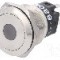 Intrerupator anti-vandalism, ON-(ON), &Oslash;19mm, EAO, 82-5151.1214