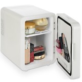 Mini frigider Zilan, Oglinda cu LED, 36 W, capacitate 4 L, Alb