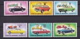 Serie completă 6 timbre tematice &bdquo;Evoluția Automobilului / Mașini Retro și Clasice&rdquo; &ndash; Umm Al Qiwain &ndash; 1972 (MNH)