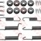Set accesorii, saboti frana parcare MITSUBISHI PAJERO II Canvas Top (V2_W, V4_W) (1990 - 2000) TRW SFK357