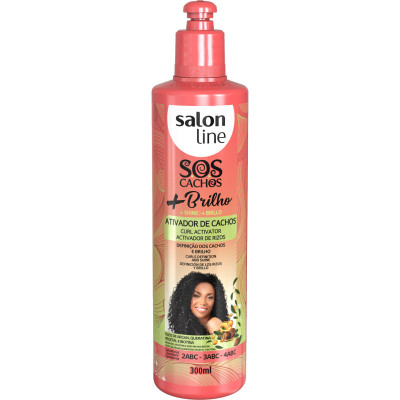 Activator Bucle Sos Stralucire Radianta Par Cretsalon Line 300 Ml foto