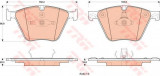 Set placute frana,frana disc BMW Seria 7 (F01, F02, F03, F04) (2008 - 2015) TRW GDB1915