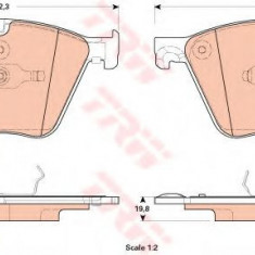 Set placute frana,frana disc BMW Seria 7 (F01, F02, F03, F04) (2008 - 2015) TRW GDB1915