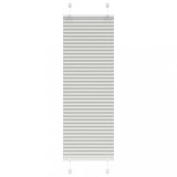 vidaXL Jaluzea plisată gri deschis 50x100 cm Lățime țesătură 49,4 cm