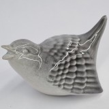 Vrabie - bibelou mic portelan, ceramica vintage