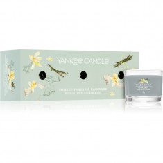 Yankee Candle Smoked Vanilla & Cashmere set cadou 3x37 g