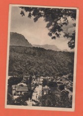 AMS @ - CARTE POSTALA - AZUGA, VEDERE GENERALA - NECIRCULATA, sepia verde gri