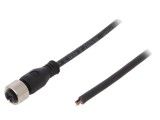 Cablu de conectare M12 4 pini 5m 250VAC 4A PUR