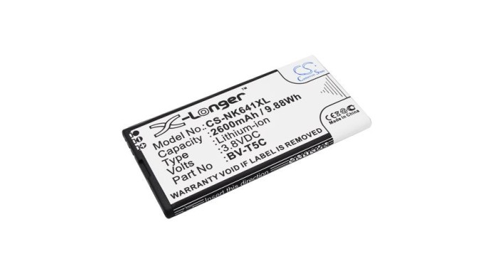 Cameron Sino 2600mAh Microsoft Lumia 640,RM-1073,RM-1072 Baterie