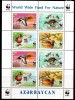 AZERBAIJAN 2000, Fauna, Pasari, WWF, serie neuzata, MNH, Nestampilat