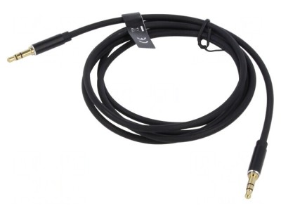 Cablu Audio Jack 3.5mm 1.5m Negru foto