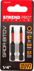 Set biti Torx T15 Strend Pro Premium, 50 mm, S2, 2 bucati