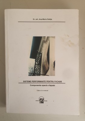 Ana-Maria Dabija - Sisteme performante pentru fatade - 2005 foto