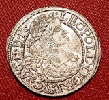 3 Kreuzer 1668 moneda veche medievala