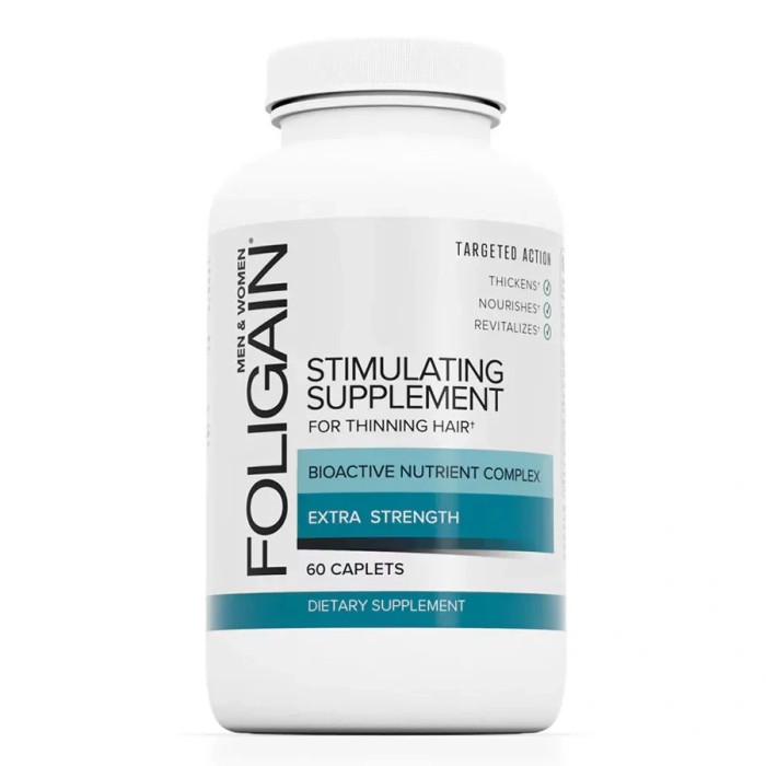 Supliment pentru cresterea parului, Foligain, 60 capsule