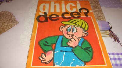 Ghici de ce ? - desene N. Nobilescu , versuri Al. Clenciu foto