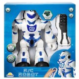 Robot cu telecomanda, lumini si sunete, Sunman, Albastru