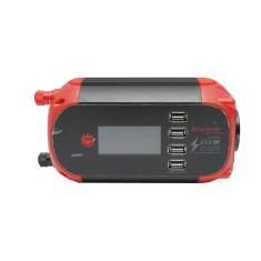 Invertor tensiune 12V-220V 600W cu unda sinusoidala modificata, display si USB Breckner Germany foto