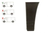 Segment reparatie aripa spate Peugeot Boxer, Fiat Ducato 1994-2006,Scurt Partea Stanga, Spate, lungime 130 mm , 278 mm , model scurt, in fata rotii, Rapid