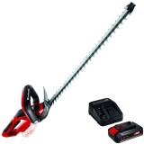 Einhell GE-CH 1855/1 Li PXC + Starter Kit - Masina de tuns gard viu 62 cm + Set 1 acumulator si incarcator Li-Ion 18 V 2.5 Ah