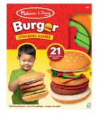 Joc educativ de stivuire si potrivire Burgerul gigant, Melissa &amp; Doug