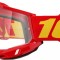 Ochelari cross/atv 100% Accuri 2 Red, lentila transparenta, culoare rama rosu Cod Produs: MX_NEW 26013465PE