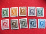 ROMANIA 1926 - LP 74 REGELE FERDINAND ANIVERSAREA A 60 ANI, SERIE SARNIERA, GUMATE, NESTAMPILATE (T264)