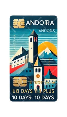 eSIM Andorra, Unlimited Plus, 10 Days foto