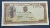 * Bancnota 500 lei 1942