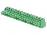 Regletă de conexiuni deconectabilă 3,81mm 16 piste dreaptă