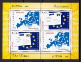 ✅ RO 2008 LP 1802a &quot;Europa 2008-Scrisoarea&quot;, bloc 2 serii-colita 425 I , MNH