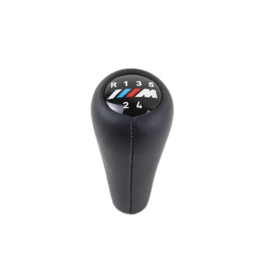Bile de schimbator Emzone pentru BMW M E36 E38 E39 E46 E60 E90 E91, 5 trepte, Piele, Negru foto