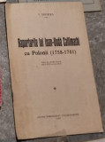 V. Mihordea - Raporturile lui Ioan-Voda Callimachi cu Polonii 1758-1761