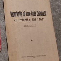 V. Mihordea - Raporturile lui Ioan-Voda Callimachi cu Polonii 1758-1761