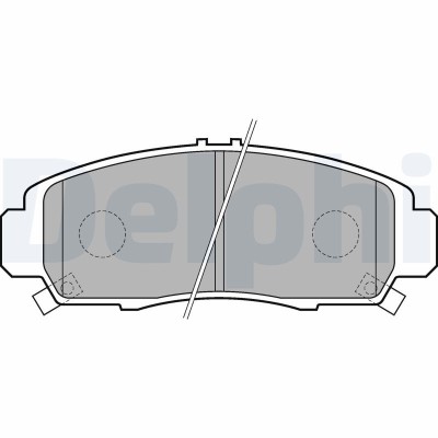 DELPHI LP1704 set placute frana,frana disc foto